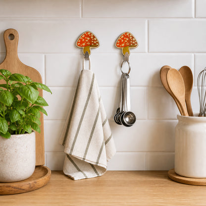 Cartoon Adhesive Wall Hooks for Home and Kitchen Mixed Designs (2 Pc)