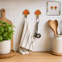 Cartoon Adhesive Wall Hooks for Home and Kitchen Mixed Designs (2 Pc)