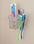 Stainless Steel Tumbler Holder – Durable Rust-Proof Bathroom Organizer