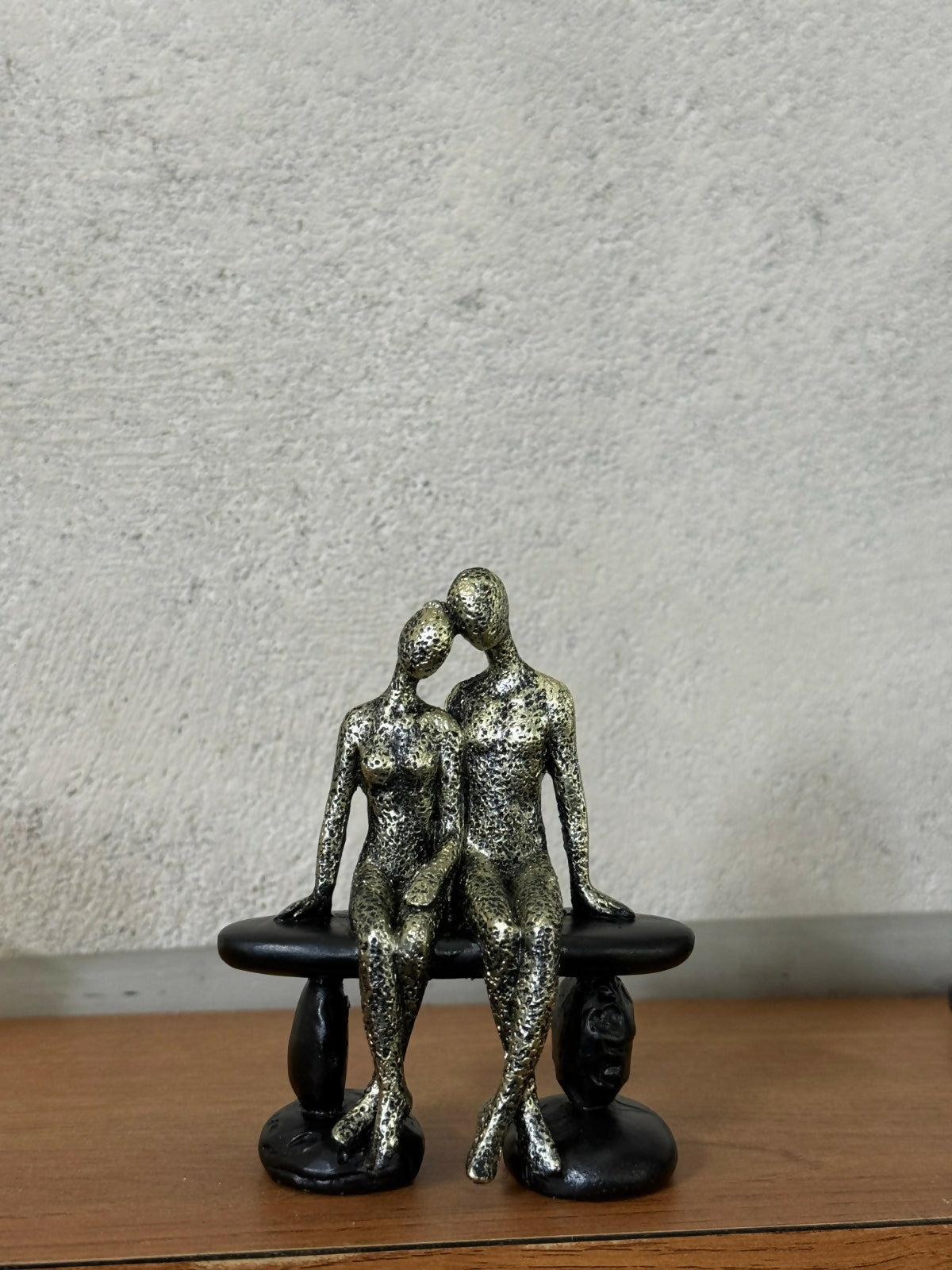 Romantic Couple Sitting Showpiece for Home Decor & Gift
