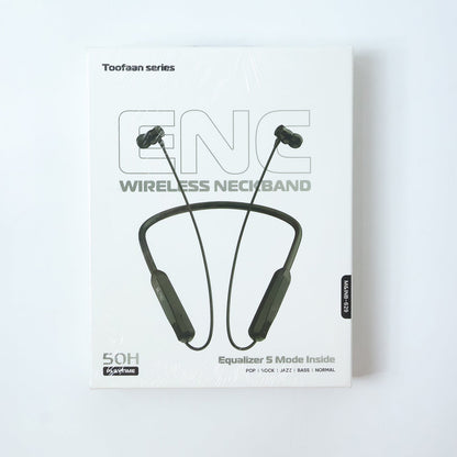Toofaan Series Wireless Stereo Bass Neckband Earphones, Neck band (1 Pc)