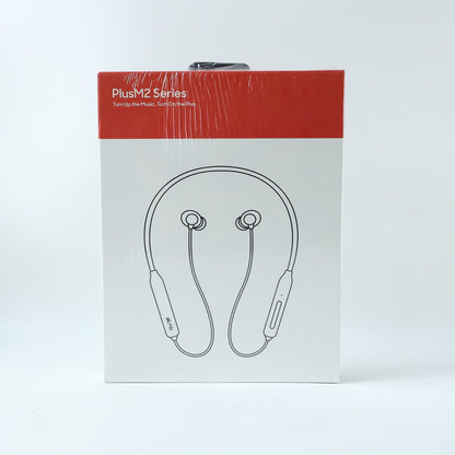 PlusM2 Series Wireless Bluetooth Neckband Earphones, Neck band (1 Pc)