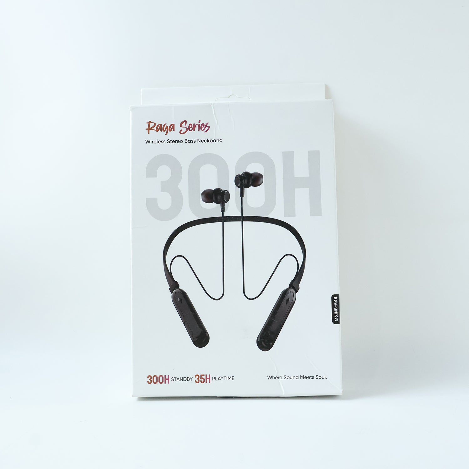 Raga Series Wireless Stereo Bass Neckband Earphones, Neck band (1 Pc)