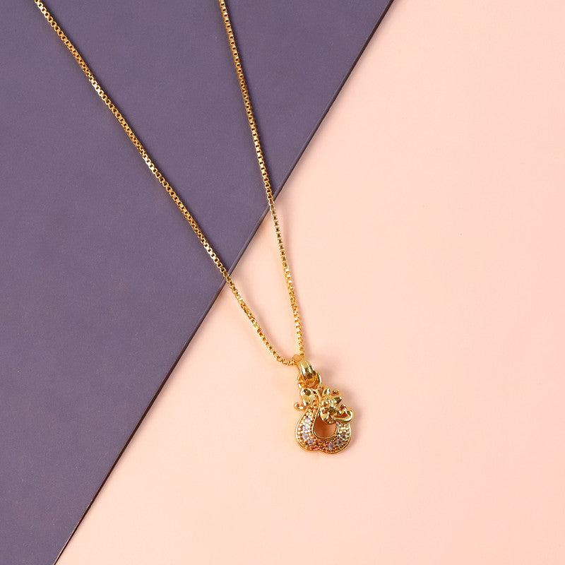 Elegant Crystal-Studded Artistic Drop Pendant Necklace