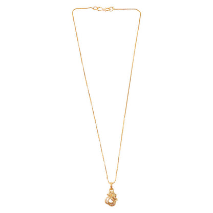 Elegant Crystal-Studded Artistic Drop Pendant Necklace