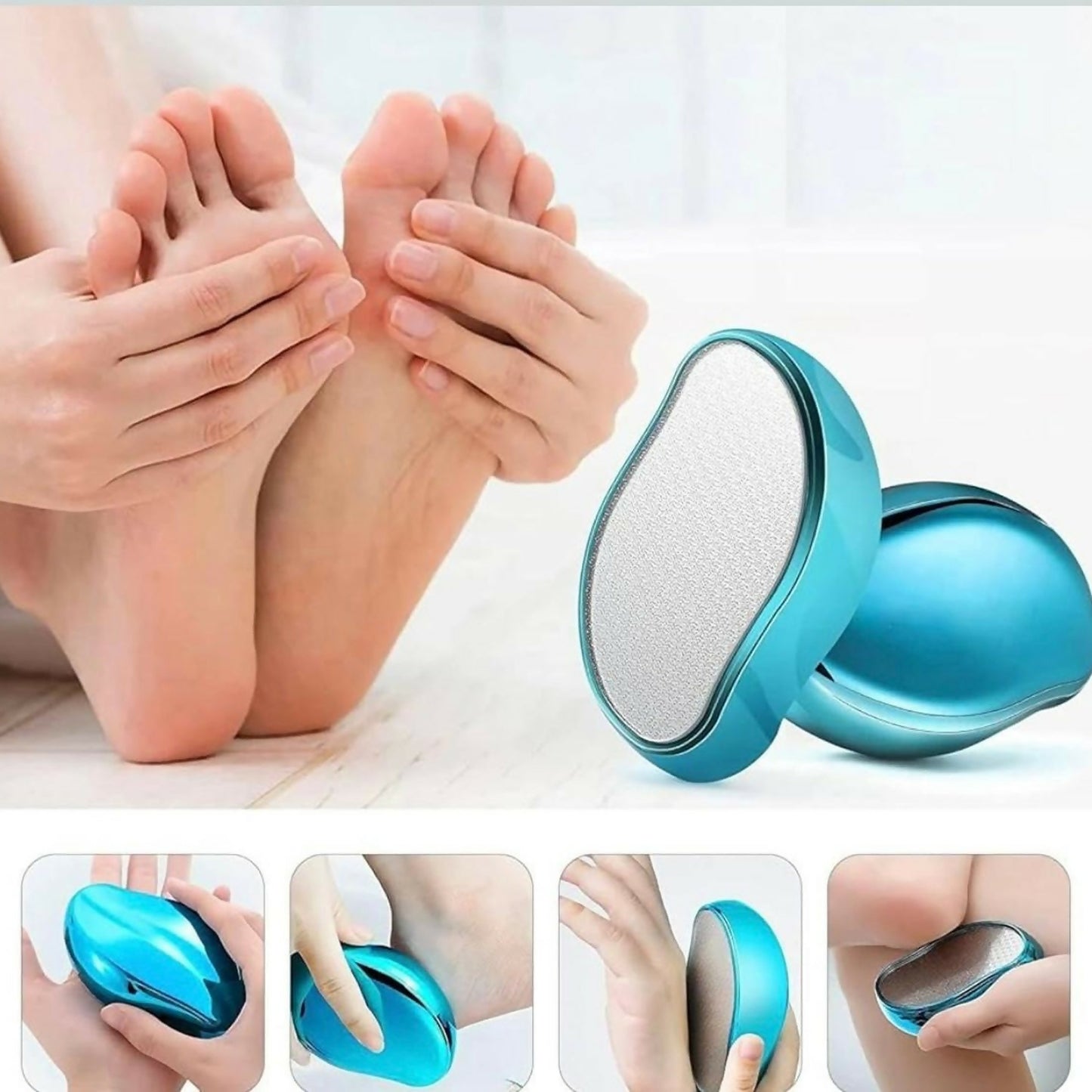 Reusable Foot Care Scrubber for Callus Removal and Smooth Skin Maintenance(ANYCOLOR)