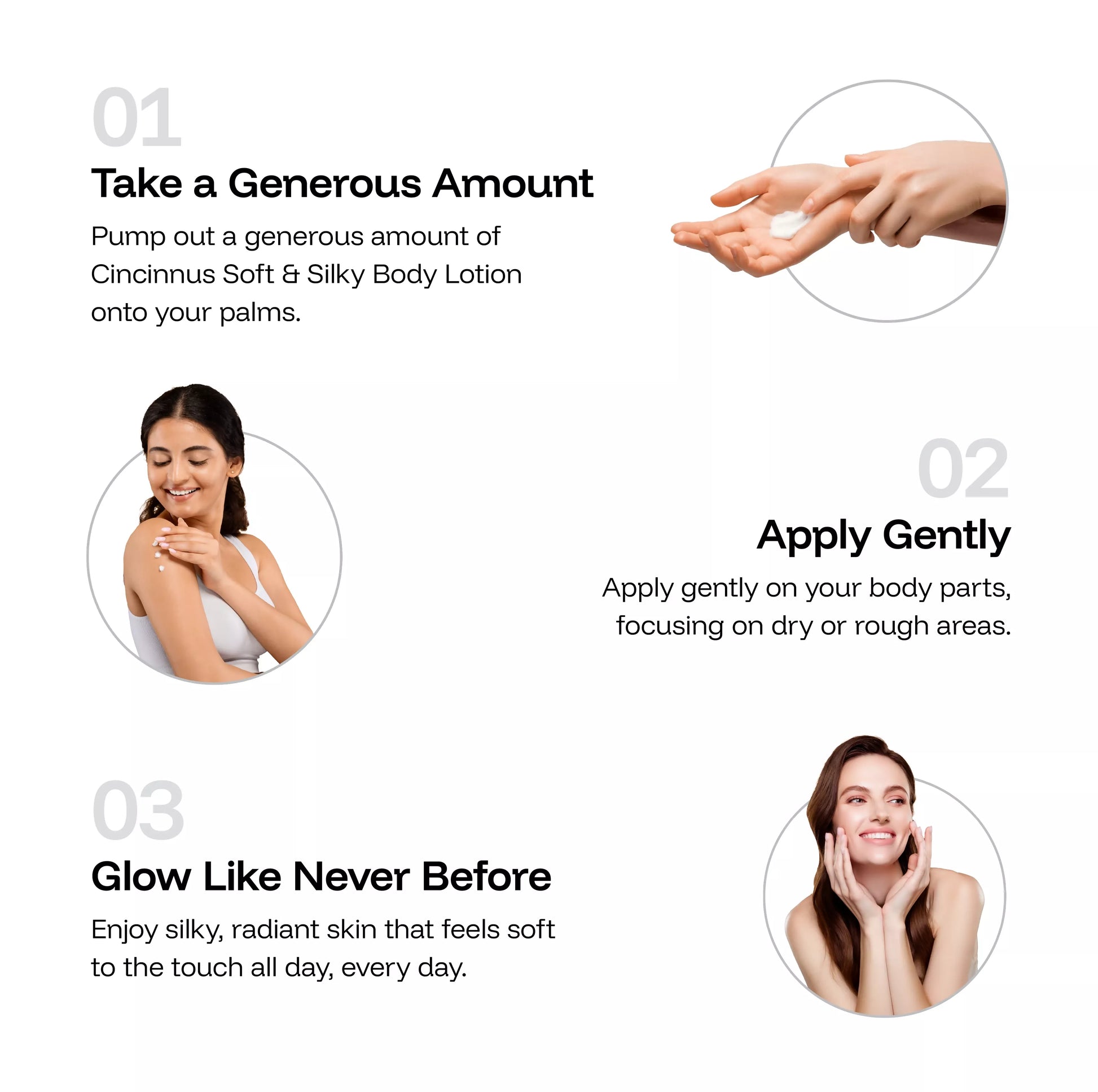 CINCINNUS Essential Oil Scented Fragrant Refreshing Body Lotion