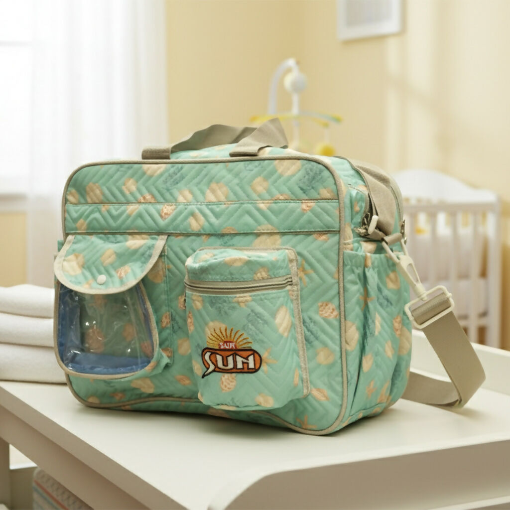 Mother Bag Diaper Bag One Shoulder Baby Bag Women Travel Handbag for Baby Nursing Mummy Maternity Printed Nappy Bag (Multicolor)