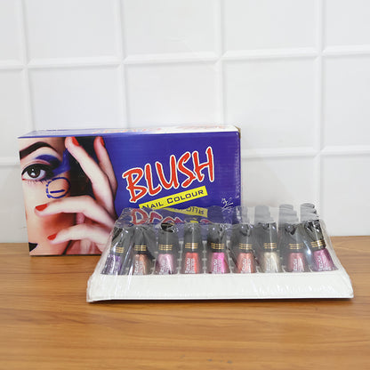 Blush Metallic Mini Nail Polish (Mix Color / 6 ML / 1 Pc)