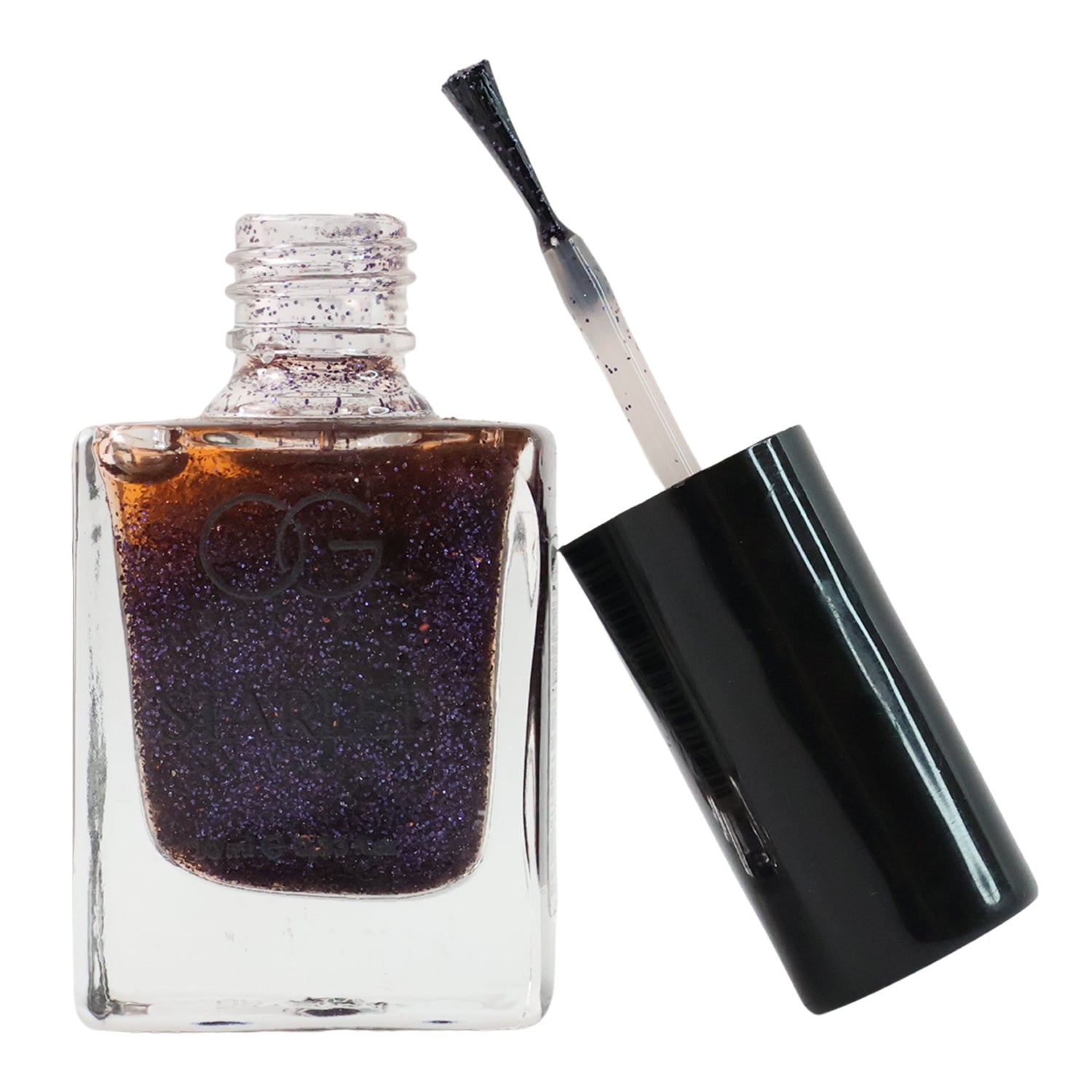 OG Beauty Purple Dazzle Starlet Glitter Nail Paint (10 ML / 1 Pc)