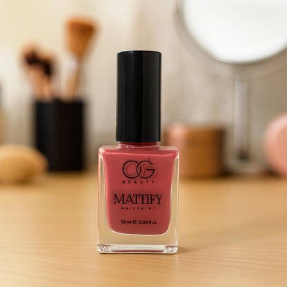 OG Beauty Perfect Pink Mattify Nail Paint (10 ML / 1 Pc)