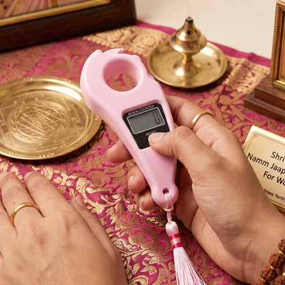 Spiritual prayer beads counter with traditional design and digital LCD