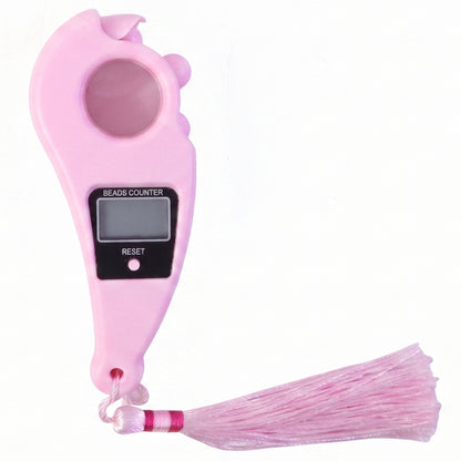 Lightweight digital beads counter worn on finger for religious rituals