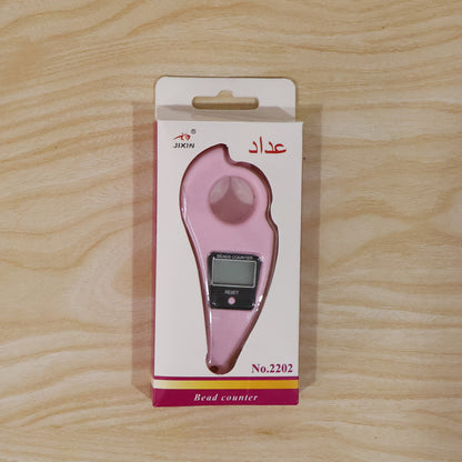 Digital mantra bead counter with portable design for religious use