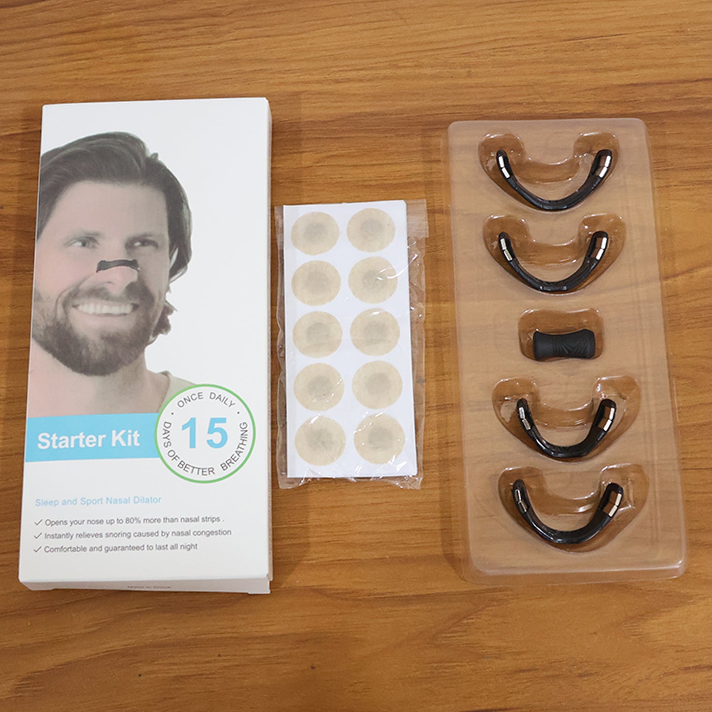 Nasal Strip Starter Kit - Boost Oxygen, Reduce Snoring (1 Set)