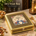 Traditional Elephant Design Dry Fruit Box for Festive Gifting and Home Storage Use