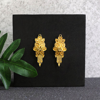 Heritage-Inspired Gold-Plated Long Necklace Set for Festive & Ceremony Wear