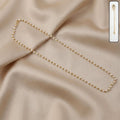Pearl Beaded Long Necklace – Elegant Gold-Tone Chain Jewellery
