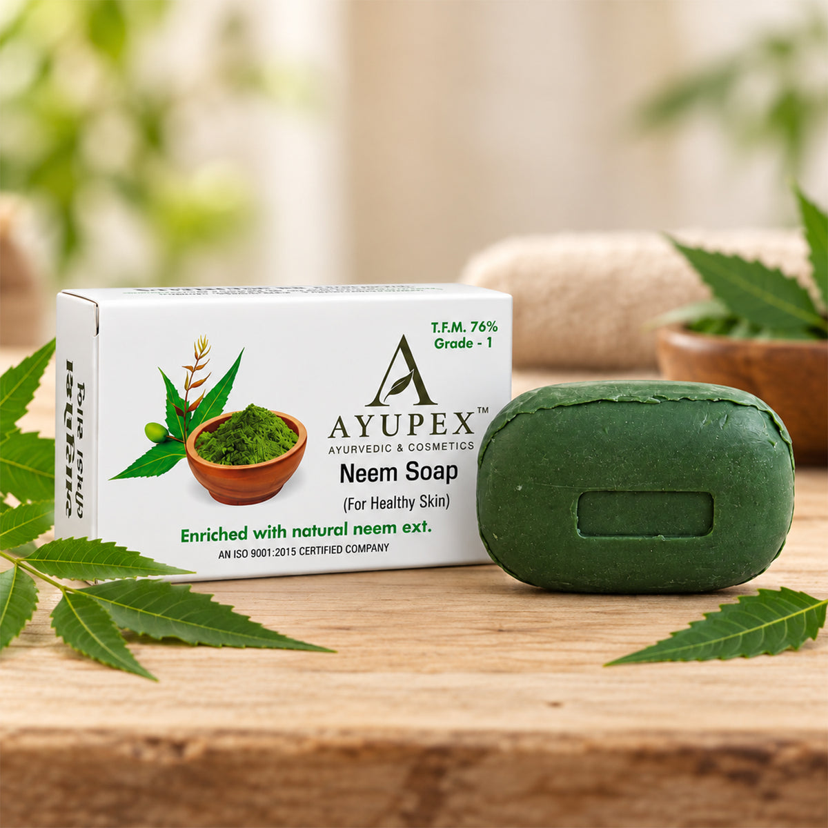 Neem Soap – Herbal Antibacterial Bathing Bar for Healthy Skin