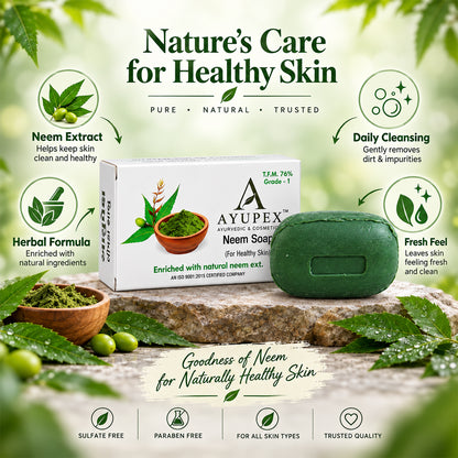 Neem Soap – Herbal Antibacterial Bathing Bar for Healthy Skin