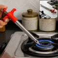 Apex Stainless Steel Gas Lighter with Trigger Grip for Kitchen Stove (1 Pc)