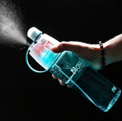 New Spray Portable Water Bottle (600ML)