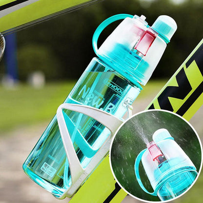 New Spray Portable Water Bottle (600ML)