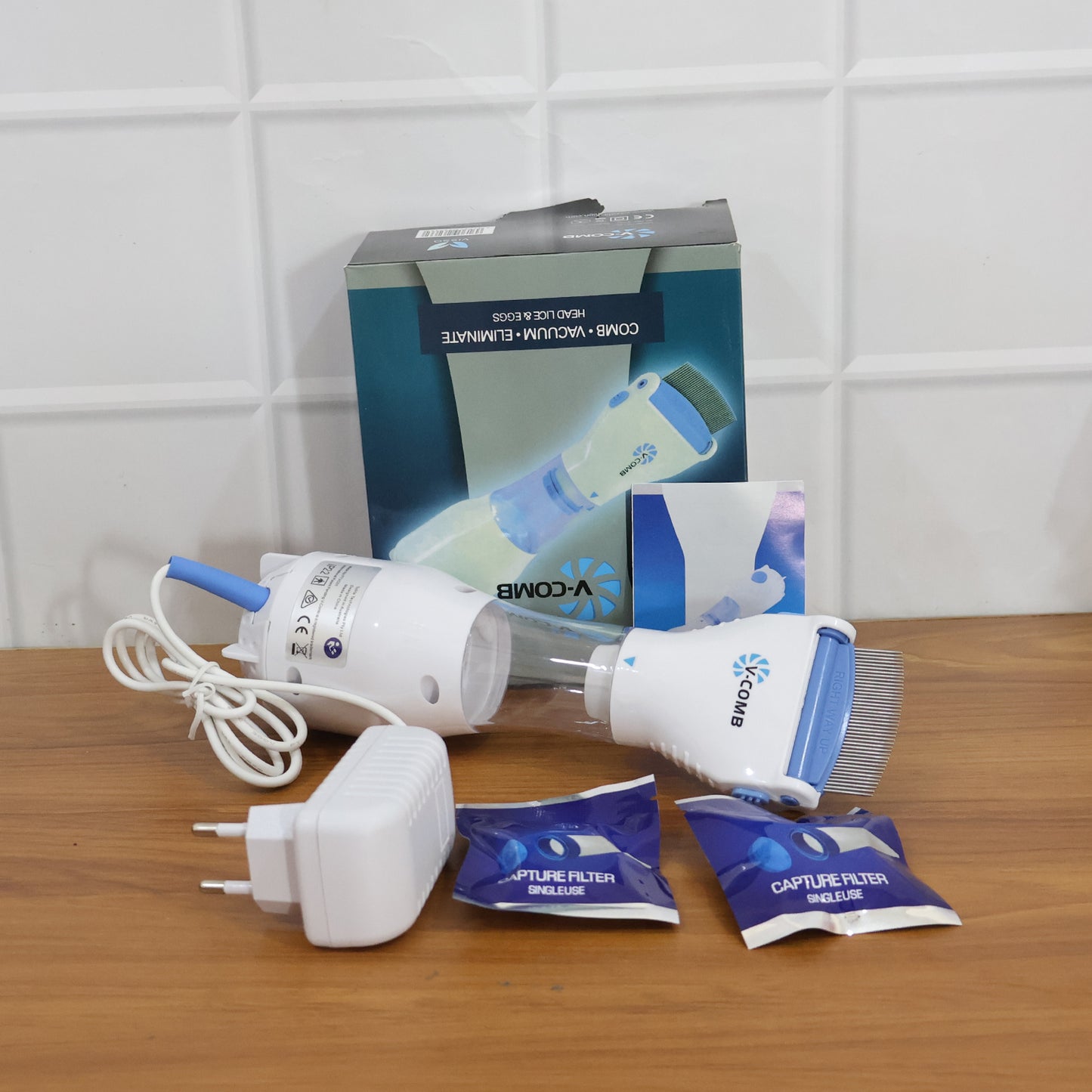 Electric Anti-Lice Vacuum Comb Set