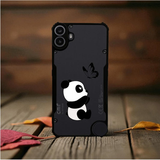 Panda and Butterfly Mobile Cover For NOTHING CMF Phone 1