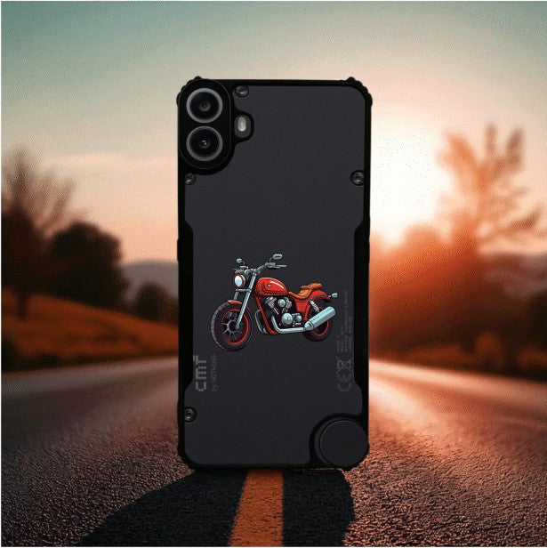Bike Mobile Cover For NOTHING CMF Phone 1