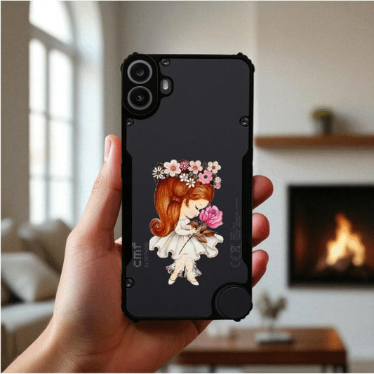 Flower Girl Mobile Cover For NOTHING CMF Phone 1