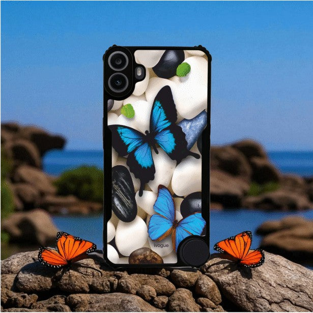Blue Wings Beauty Mobile Cover For NOTHING CMF Phone 1