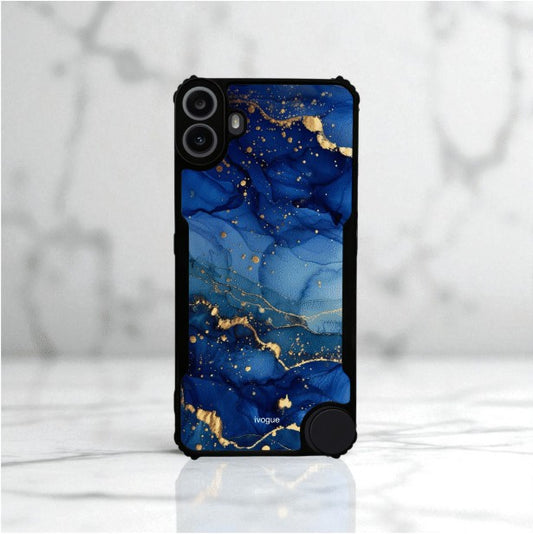 Blue Opulence Mobile Cover For NOTHING CMF Phone 1