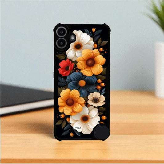 Retro Petals Mobile Cover For NOTHING CMF Phone 1