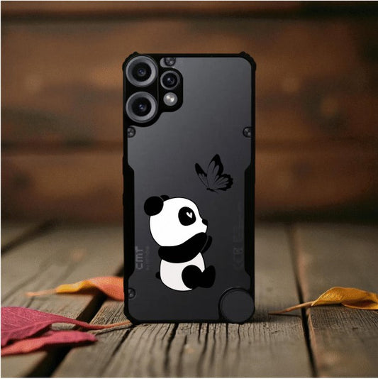 Panda and Butterfly Mobile Cover For NOTHING CMF Phone 2 Pro