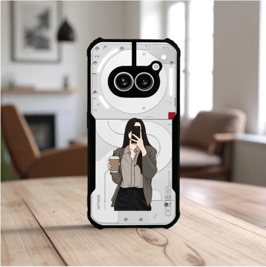 Coffee Girl Mobile Cover For NOTHING Phone 2A