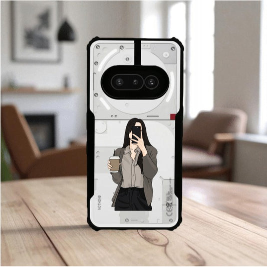 Coffee Girl Mobile Cover For NOTHING Phone 3A
