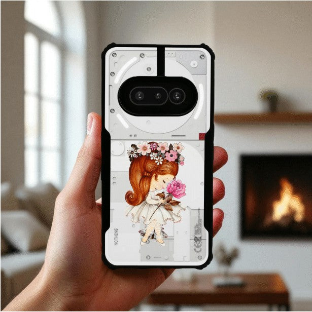 Flower Girl Mobile Cover For NOTHING Phone 3A