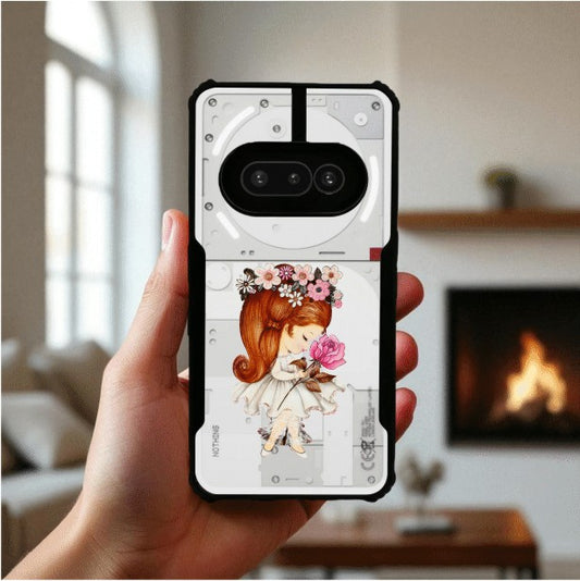 Flower Girl Mobile Cover For NOTHING Phone 3A