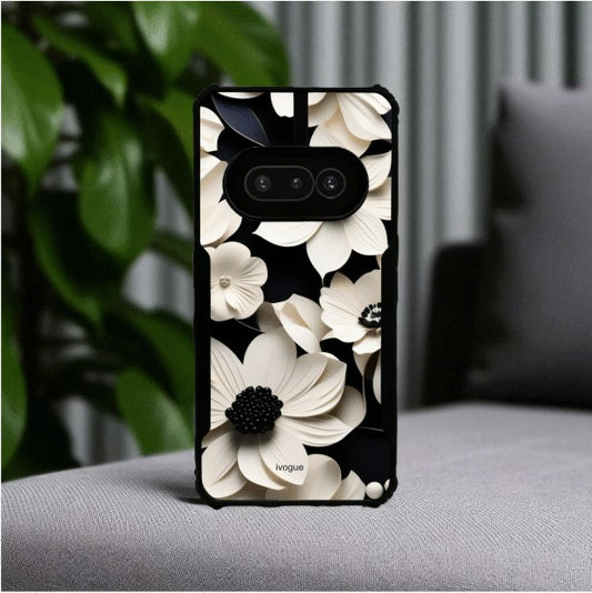 Black & Bloom Mobile Cover For NOTHING Phone 3A