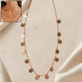 Rose Gold Plated Heart Necklace – Elegant Gift for Women & Girls