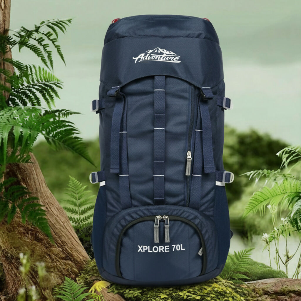 Xplore 70L Adventure Trekking Backpack – Heavy-Duty Hiking Rucksack with Multiple Straps, Large Capacity for Camping, Travel & Outdoor Gear