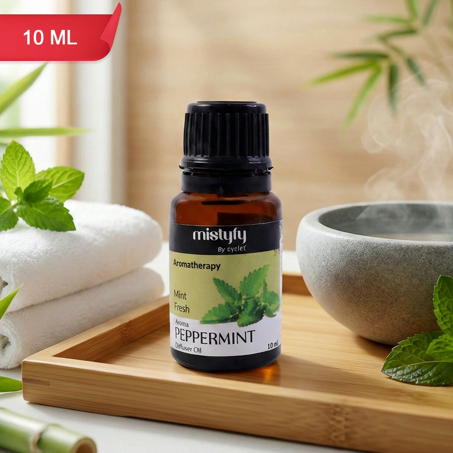 Eyelet Aromatherapy Peppermint Diffuser Oil Mint Fresh Aroma Oil (10Ml)