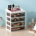 Cosmetic Organizer – 4 Drawers & Top Tray for Makeup Storage
