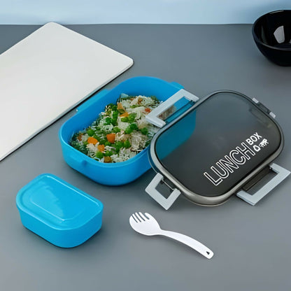 Fusion Lunch Box with 2 in 1 fork and spoon
