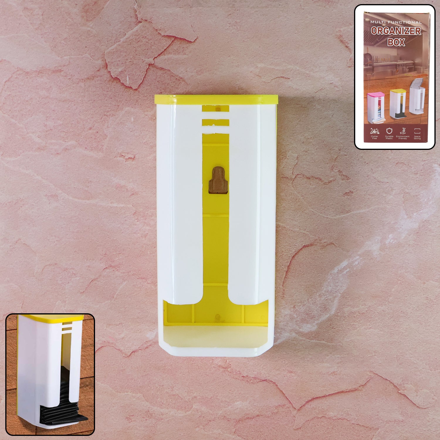 Wall-Mounted Plastic Bag - (1 Pc)