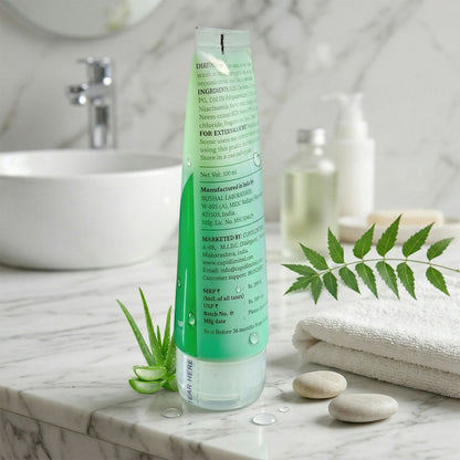 AHA BHA Face Wash Gel Deep Clean Pimple Control Skin Care Cleanser (100 Ml)