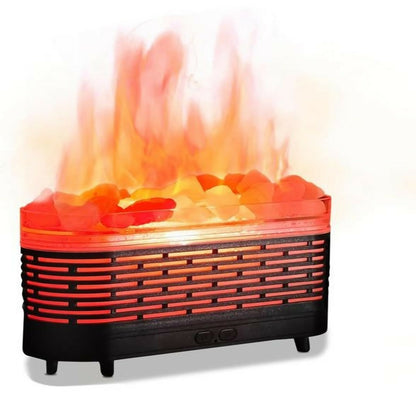 Flame Effect Aroma Diffuser with LED Lights & Humidifier for Home Decor