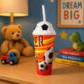 Plastic Football Sipper Cup – Perfect for Kids & Sports Fans