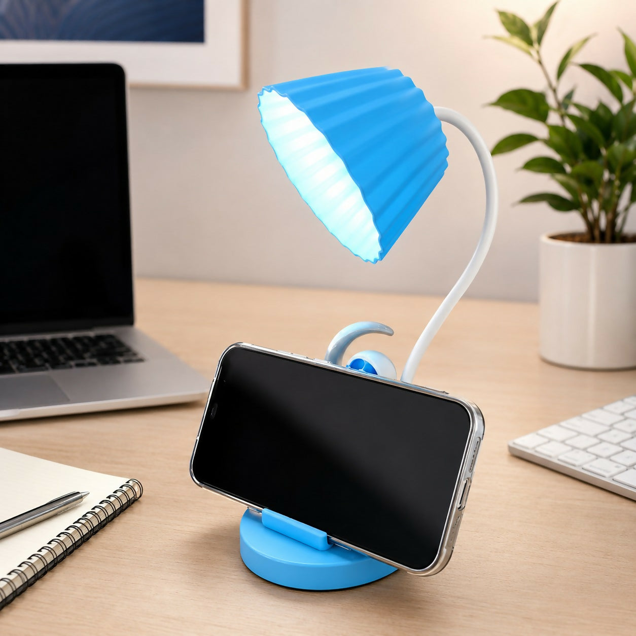 Astronaut 3 Mode Desk Lamp with Mobile Holder & Pencil Sharpener
